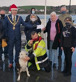 Toobs meets the Mayor of Falmouth